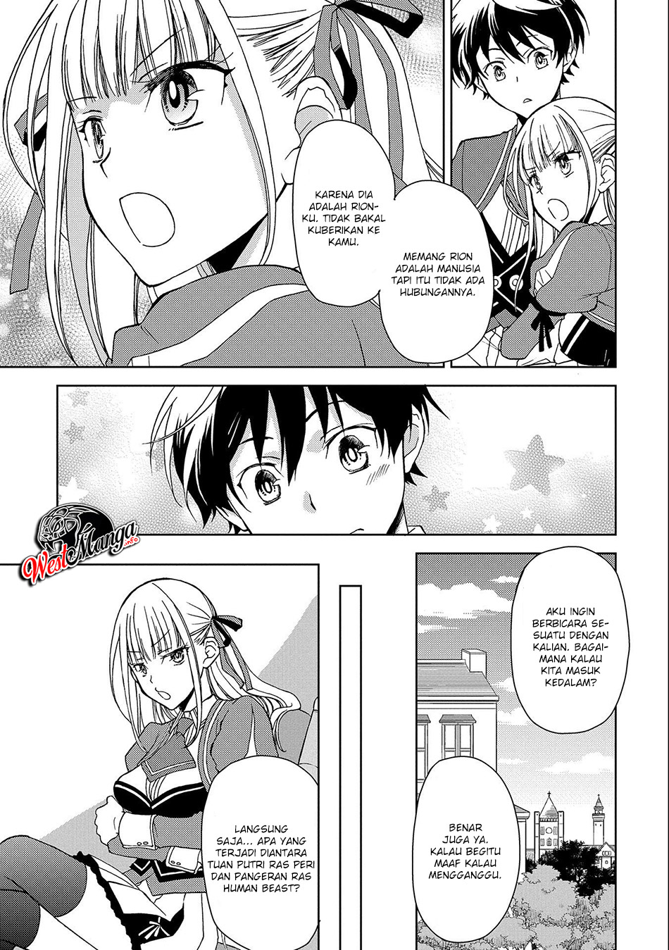 Ningen Dakedo Maougun Shitennou Ni Sodaterareta Ore Wa, Maou No Musume Ni Aisare Shihai Zokusei No K Chapter 01.2 Gambar 17